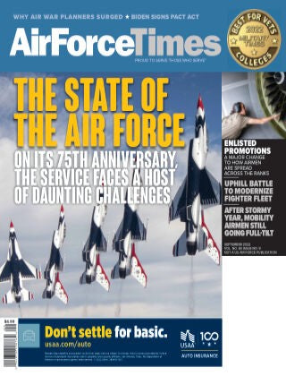 Air Force Times “ Vol. No. 83 Issue 09, September 2022 | E