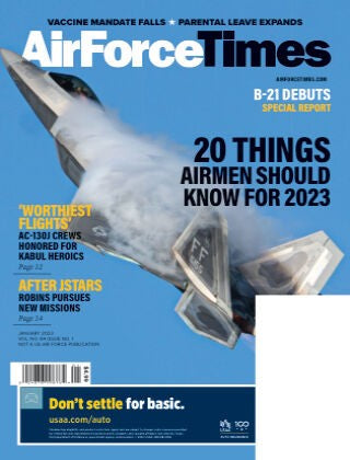 Air Force Times “ Vol. No. 84 Issue 01, January 2023 | E