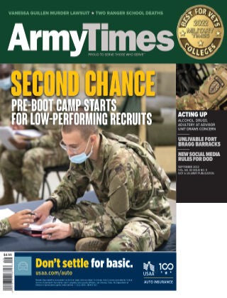 Army Times “ Vol. No. 83 Issue 09, September 2022 | E