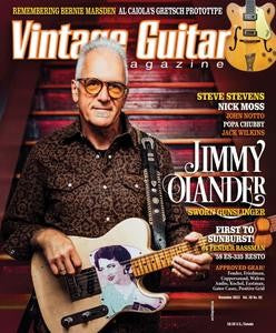 Vintage Guitar Magazine “ Vol. 38 No. 02, November 2023 | M&N